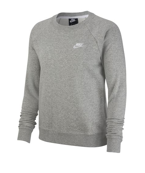 nike pullover damen grau ohne kapuze|nike pullover mit kapuze.